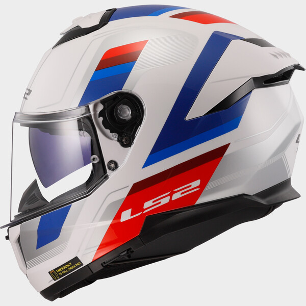 LS2 FF808 STREAM II VINTAGE WHITE BLUE RED