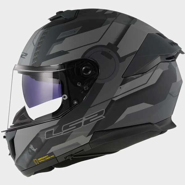 LS2 FF808 STREAM II SHADOW M.TITANIUM GREY
