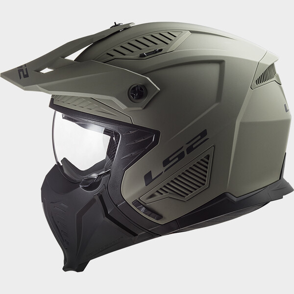 LS2 OF606 DRIFTER SOLID MATT SAND OLIVE