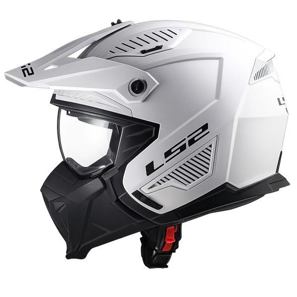LS2 OF606 DRIFTER SOLID WHITE