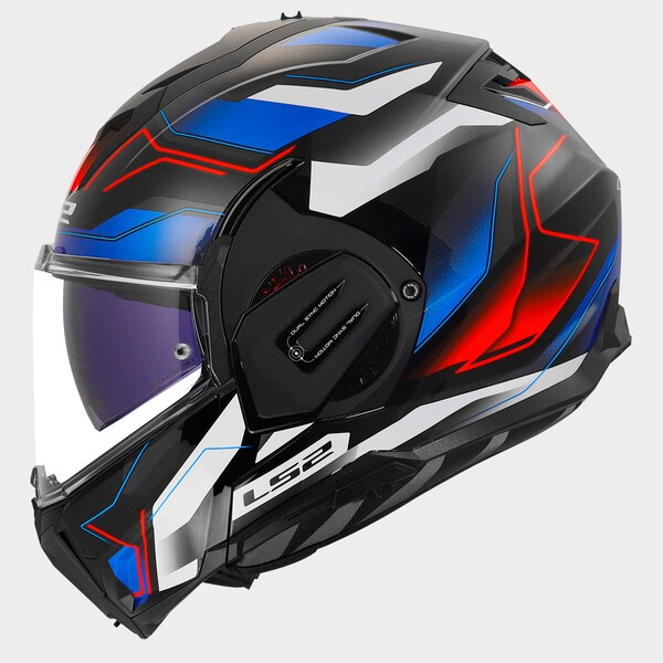 LS2 FF912 VALIANT GEAR ERVION WHITE BLUE RED