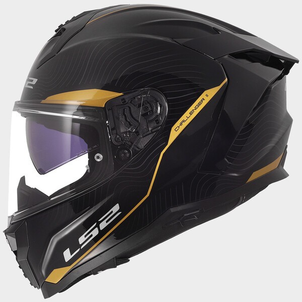 LS2 FF817 CHALLENGER II ESSENTIAL BLACK GOLD