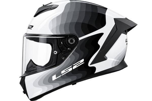 LS2 FF820 RAPID III FLOW WHITE GREY