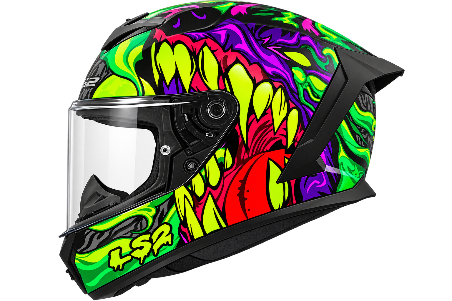 LS2 FF820 RAPID III LYCANT PURPLE GREEN