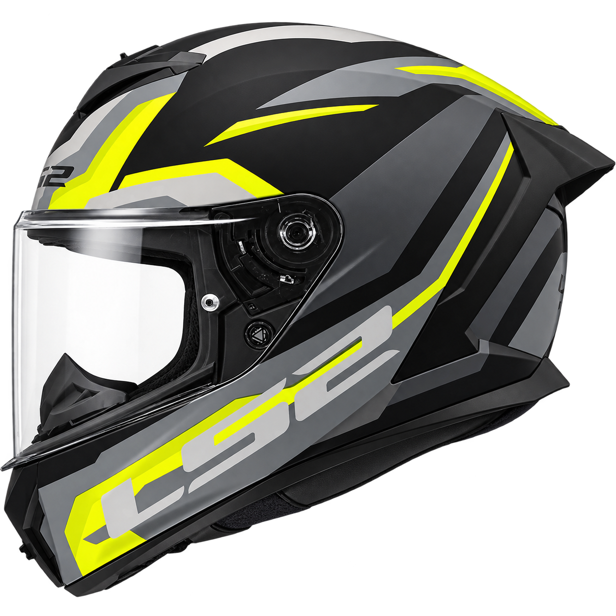 LS2 FF820 RAPID III HYPER BLACK H-V YELLOW