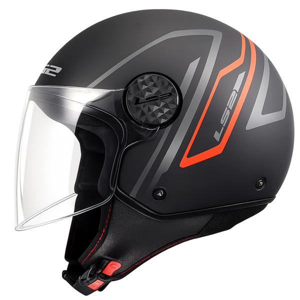LS2 OF558 SPHERE LUX II MINIM BLACK RED