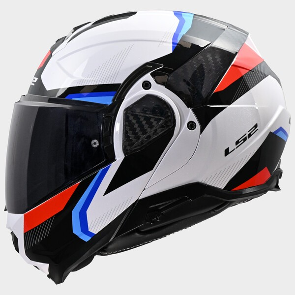 LS2 FF910 ADVANT II TRIPLE WHITE BLUE RED