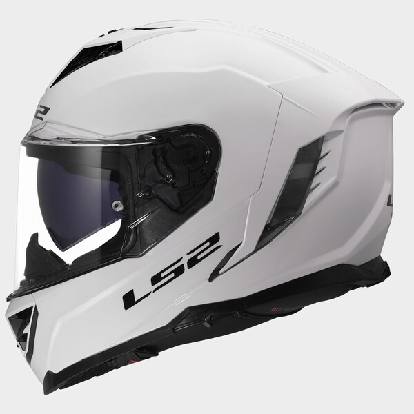 LS2 FF818 STORM III SOLID GLOSS WHITE