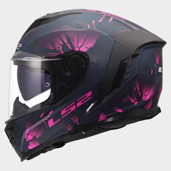 LS2 FF818 STORM III BURST BLACK PINK