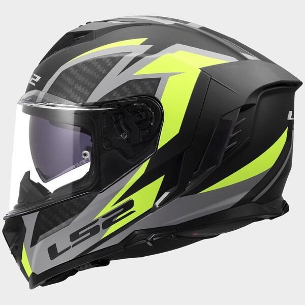 LS2 FF818 STORM III DYNAMO BLACK H-V YELLOW