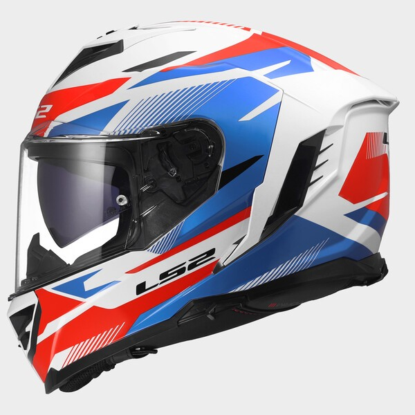 LS2 FF818 STORM III KOMAI WHITE BLUE RED