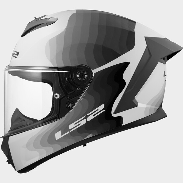 LS2 FF820 RAPID III FLOW WHITE GREY