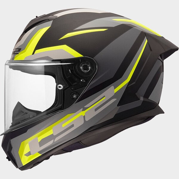 LS2 FF820 RAPID III HYPER BLACK H-V YELLOW