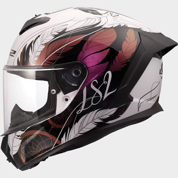 LS2 FF820 RAPID III BOHO WHITE BLACK PINK