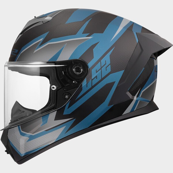 LS2 FF820 RAPID III XTREM BLACK BLUE PETROL
