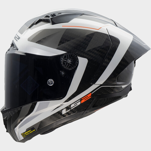 LS2 FF805 THUNDER GP AERO RAUTE WHITE GREY-06