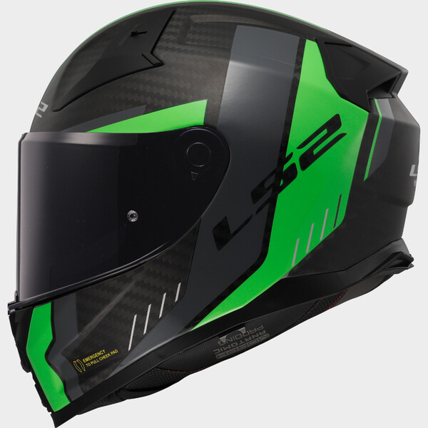LS2 FF811 VECTOR II C GRID MATT FLUO GREEN-06