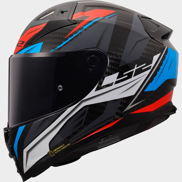 LS2 FF811 VECTOR II C SAVAGE WHITE BLUE RED-06