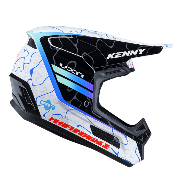 Kenny PERFORMANCE GRAPHIC + WAVE BLUE WHITE