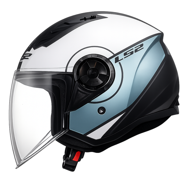 LS2 OF616 AIRFLOW II COVER GREY BLUE