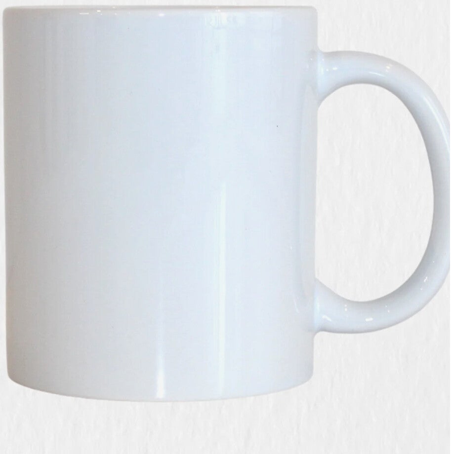 Tasse à café pour sublimation( blanche, rose, rouge, bleu et noir)