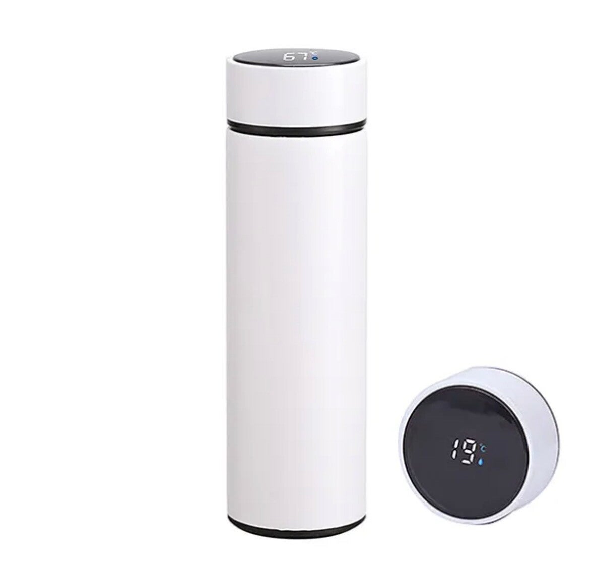 Bouteille filtre avec température led