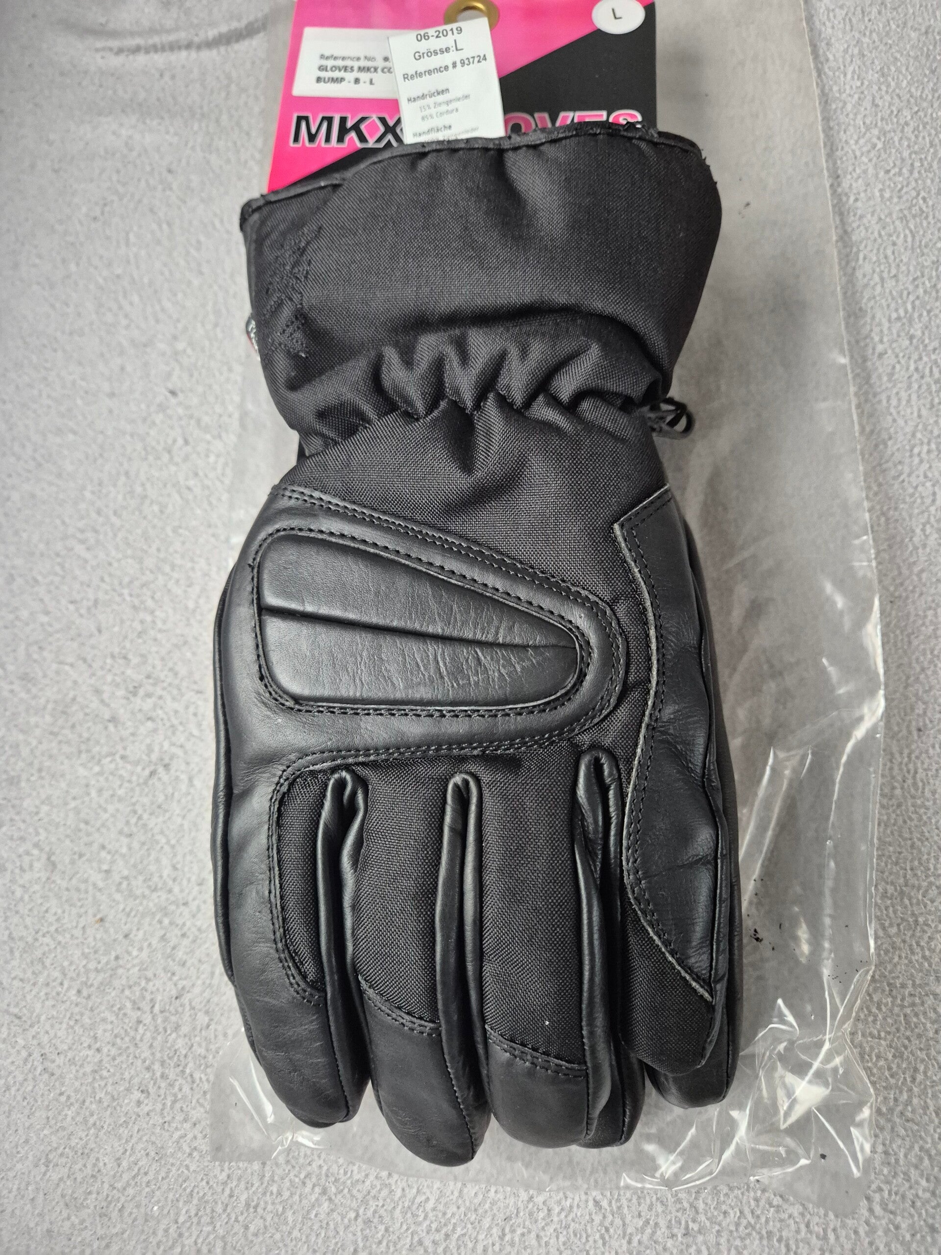 Handschoenen kleur zwart maat L