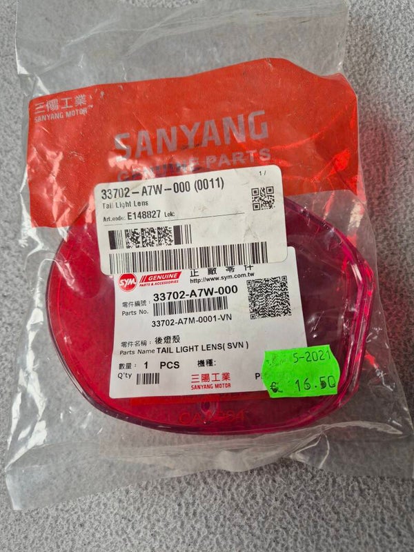 Sym lichtkap rood nog nieuw in de verpakking Nergens goedkoper