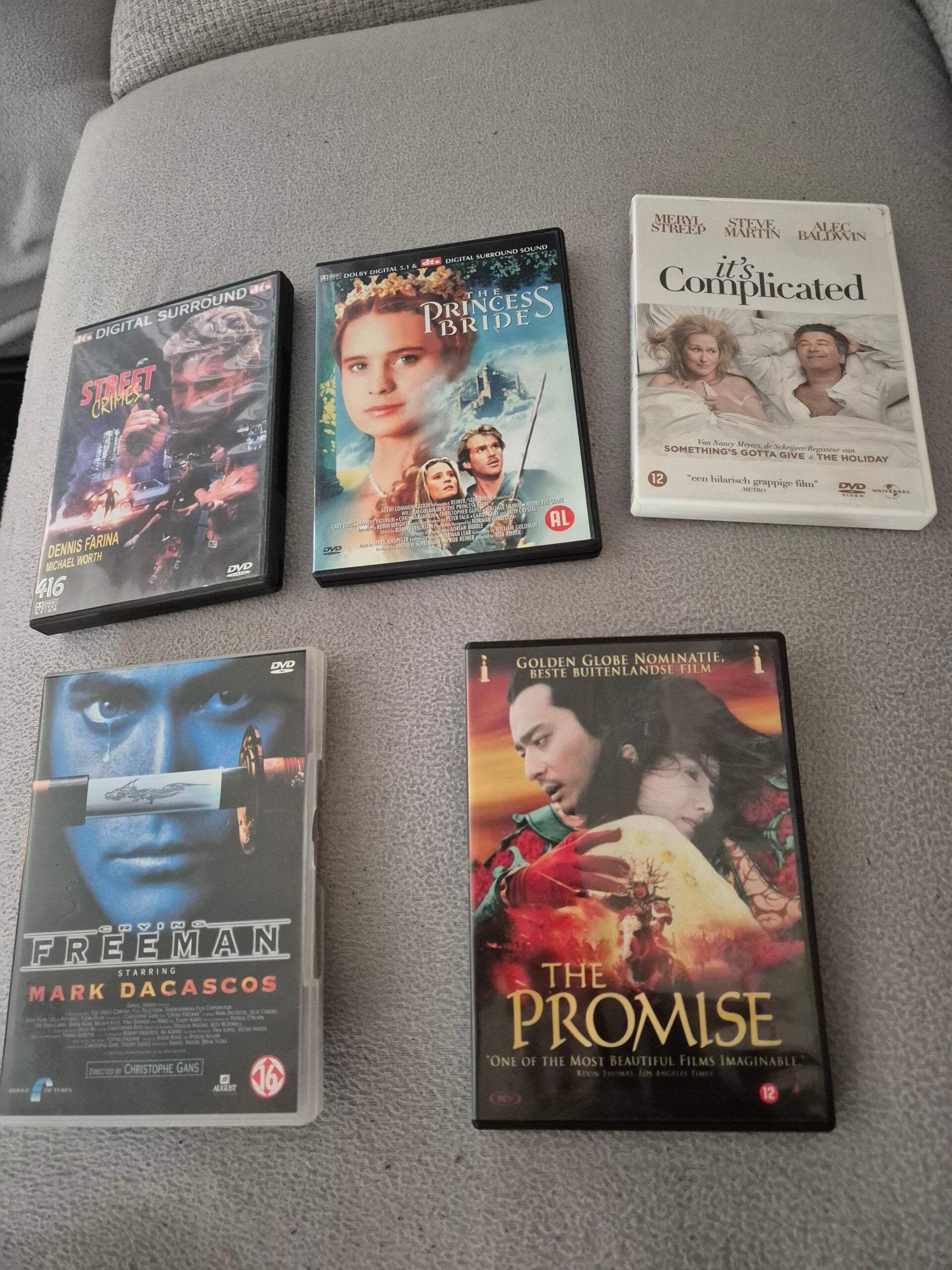 5 dvd films