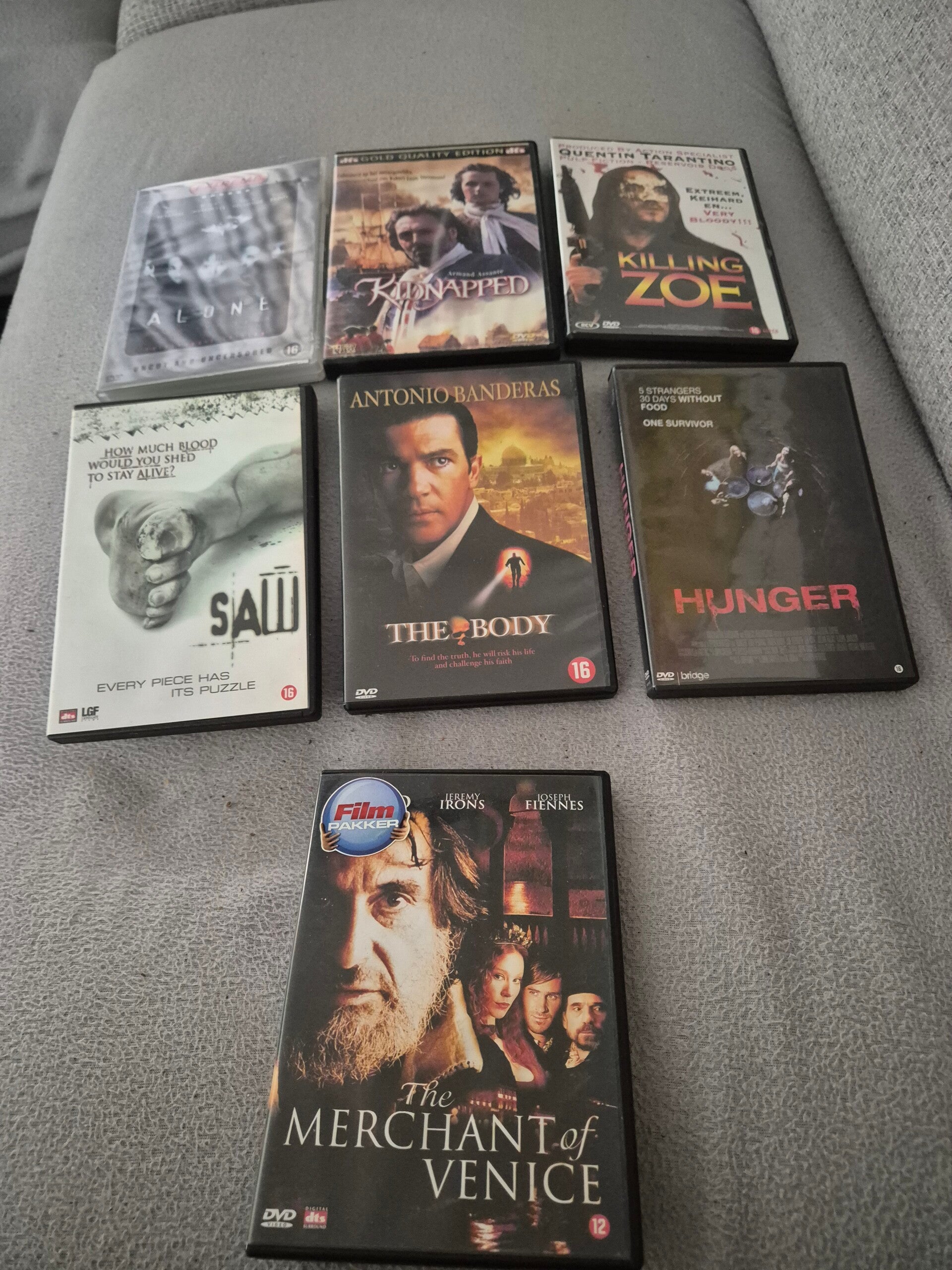 7 dvds films