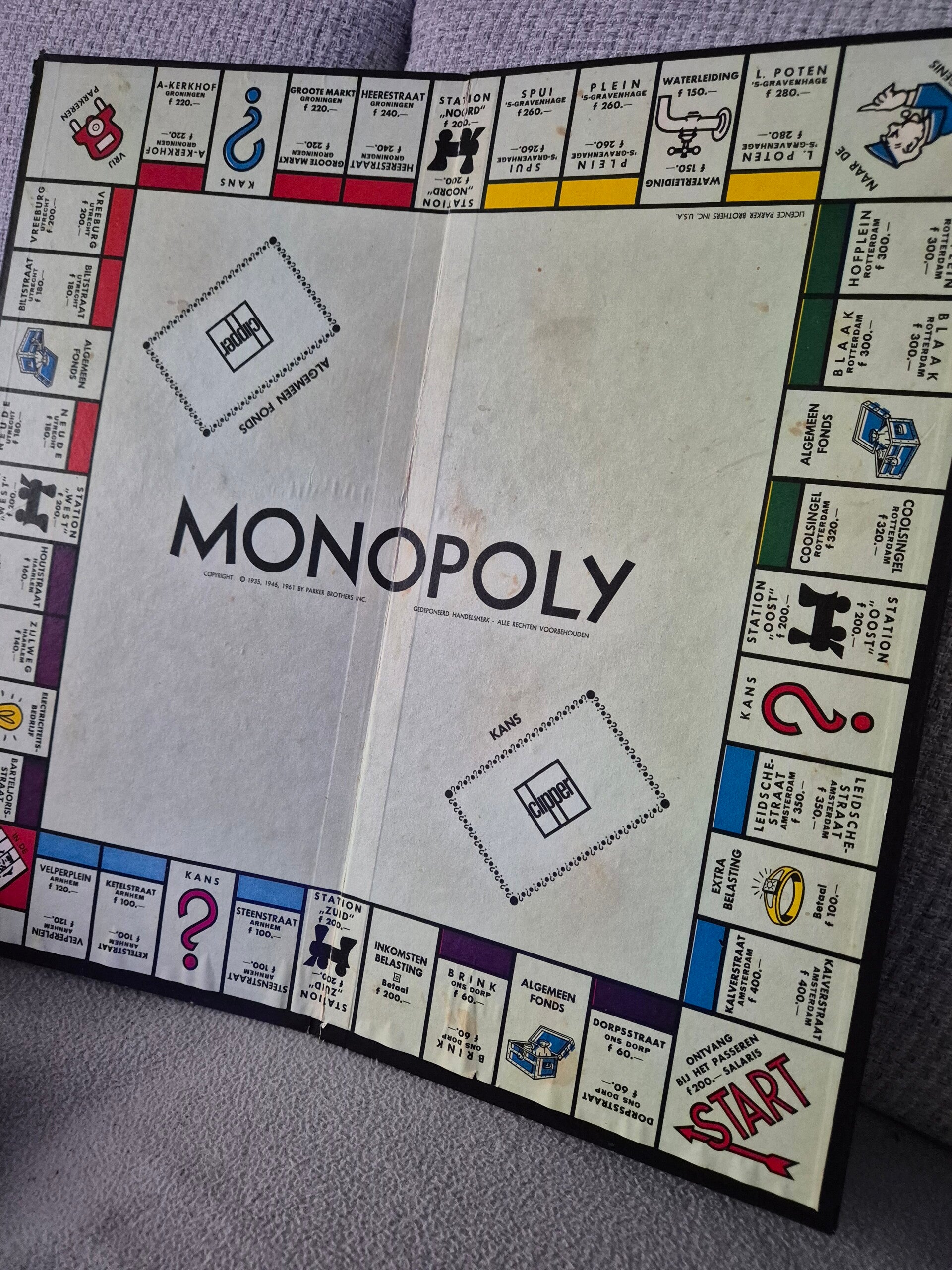 Oude monopolie spel