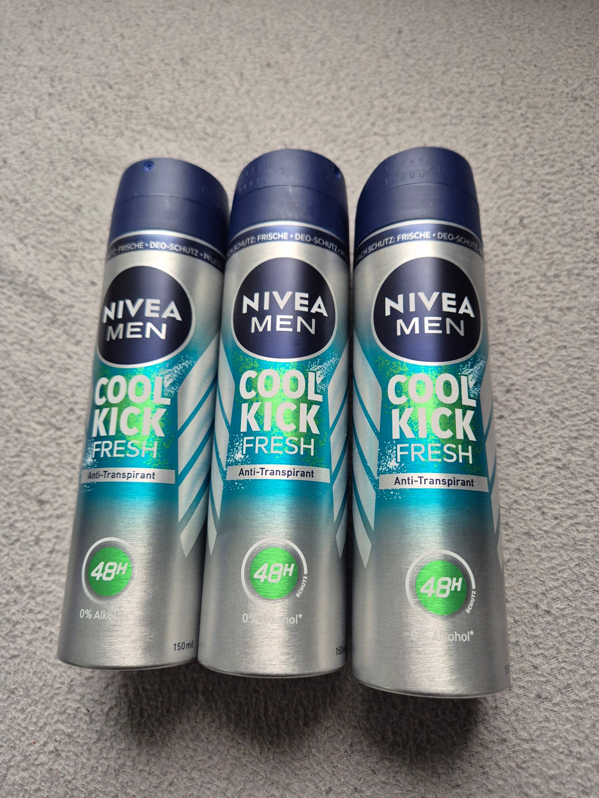Nivea 3 x deodorant 150 ml