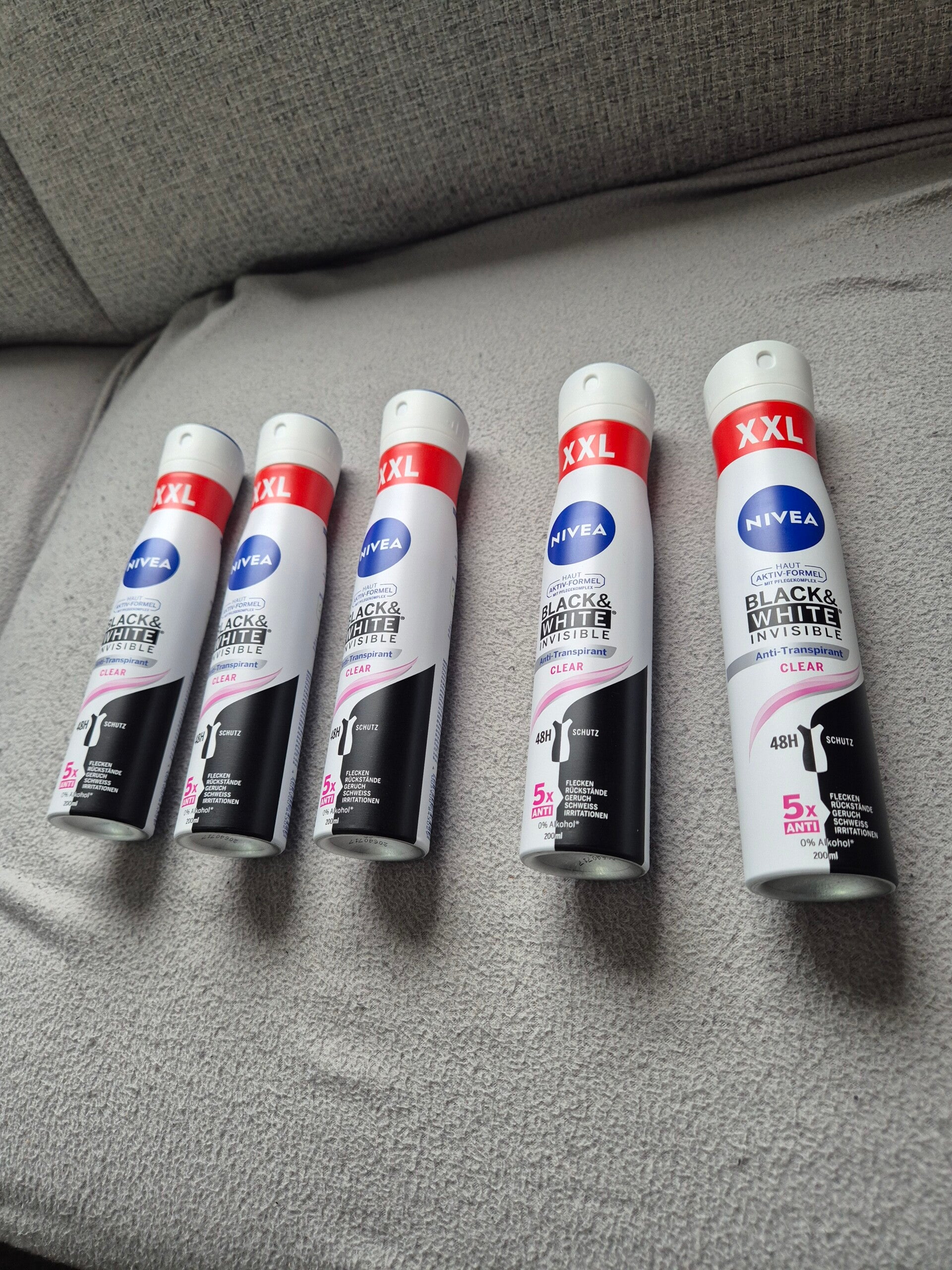 Nivea 5 x Deospray 200 ml