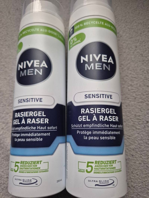 Nivea scheergel 200 ml 2 stuks
