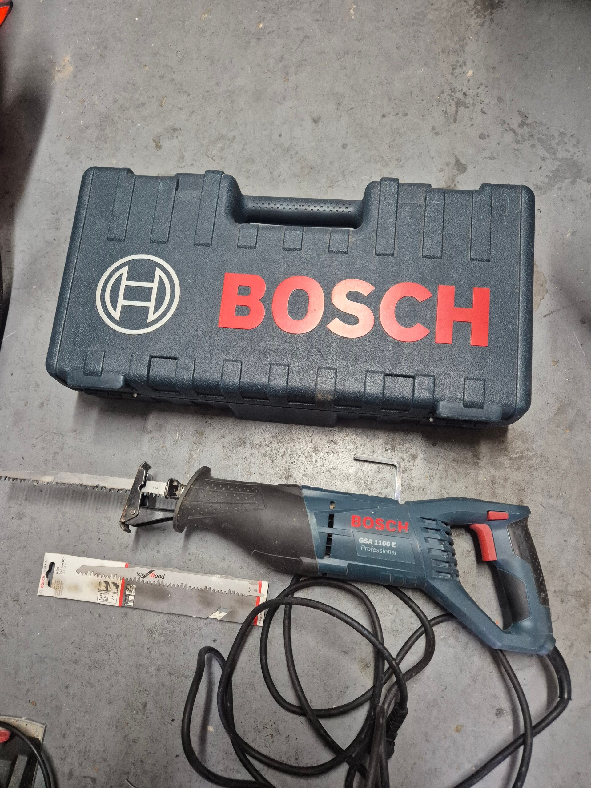 Repro zaag bosch gsa 1100E profesioneel