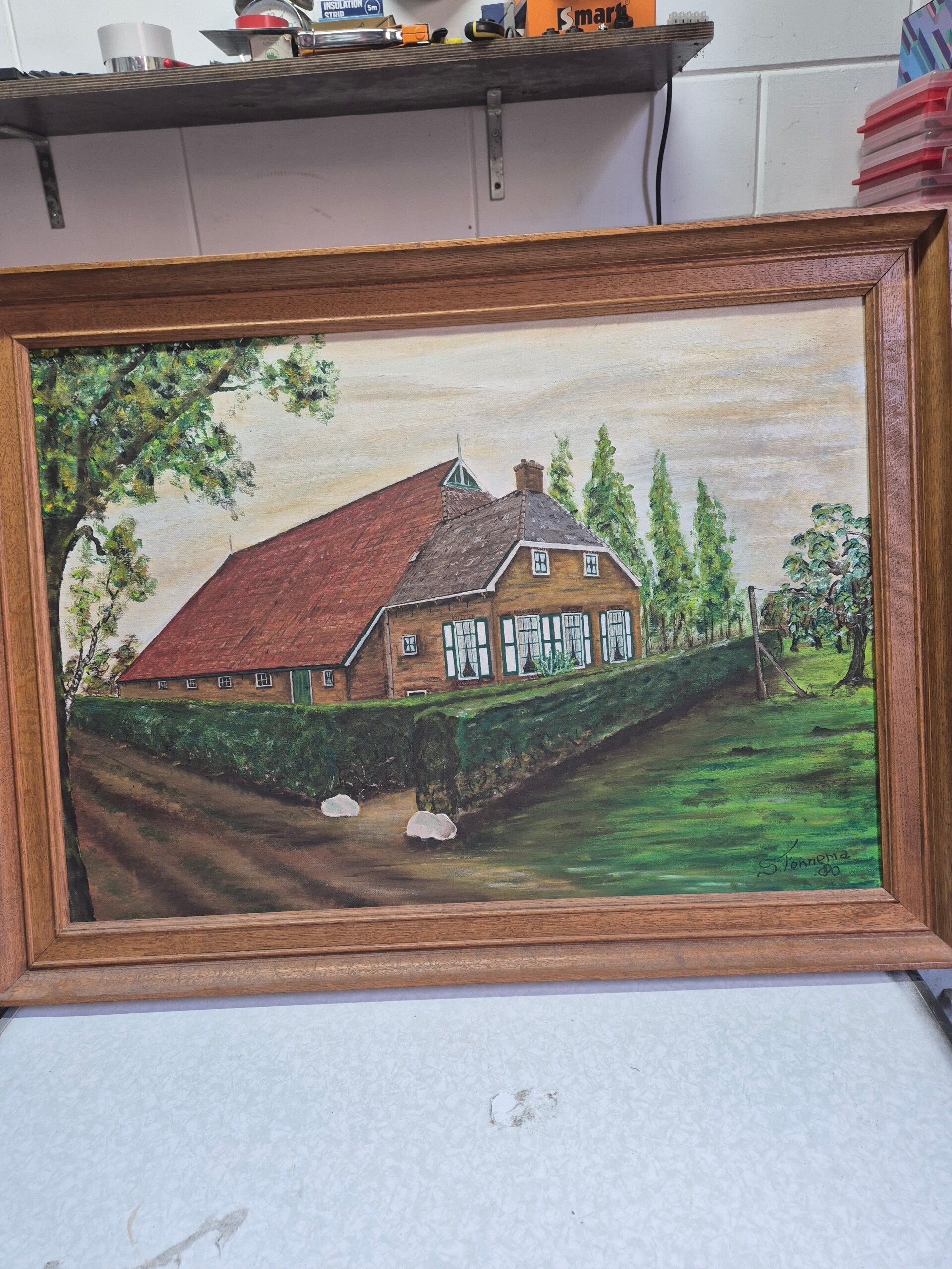 Zeer mooie schilderij gesigneerd