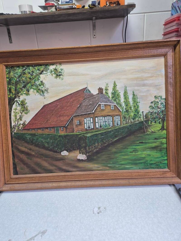 Zeer mooie schilderij gesigneerd
