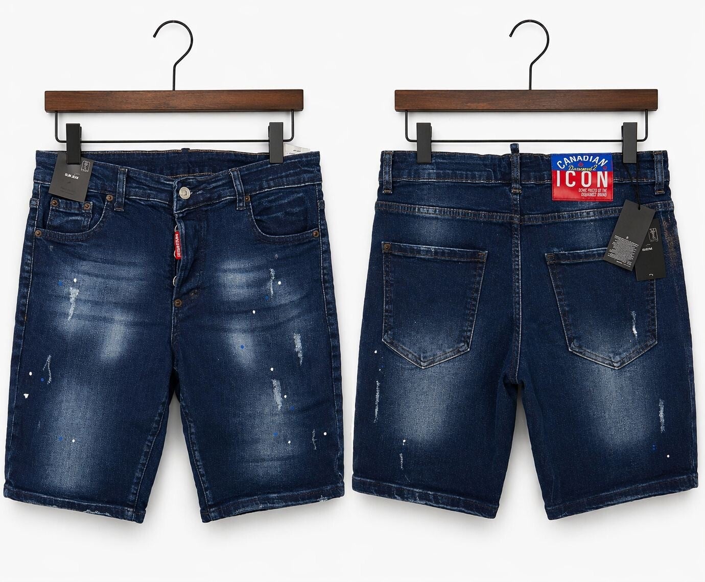 Mannen korte jeans broeken Dsquared 2