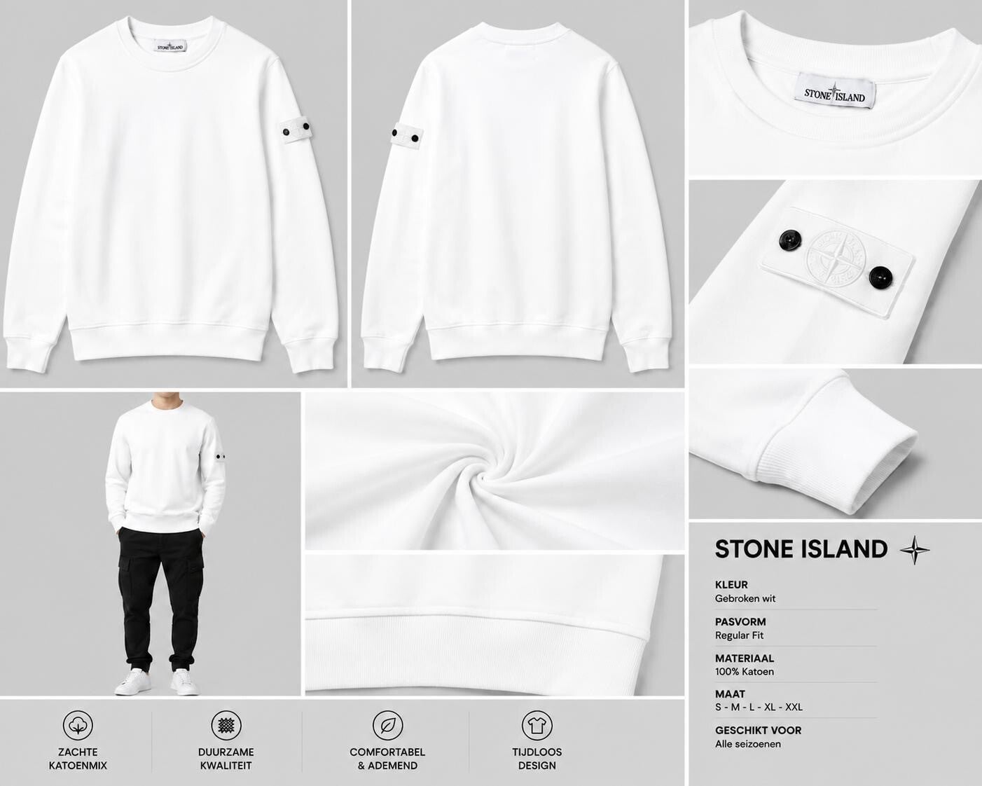 Manenn truien Stone İsland Ghost