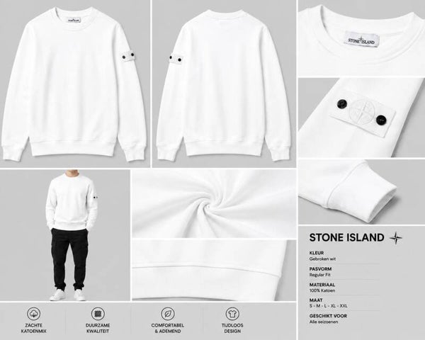 Manenn truien Stone İsland Ghost