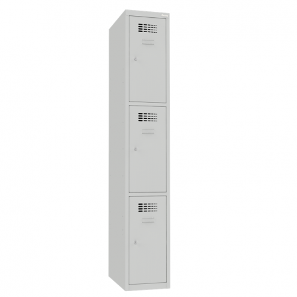 Schliessfachschrank, Fächerschrank, 3 Fächer, B300 Eco