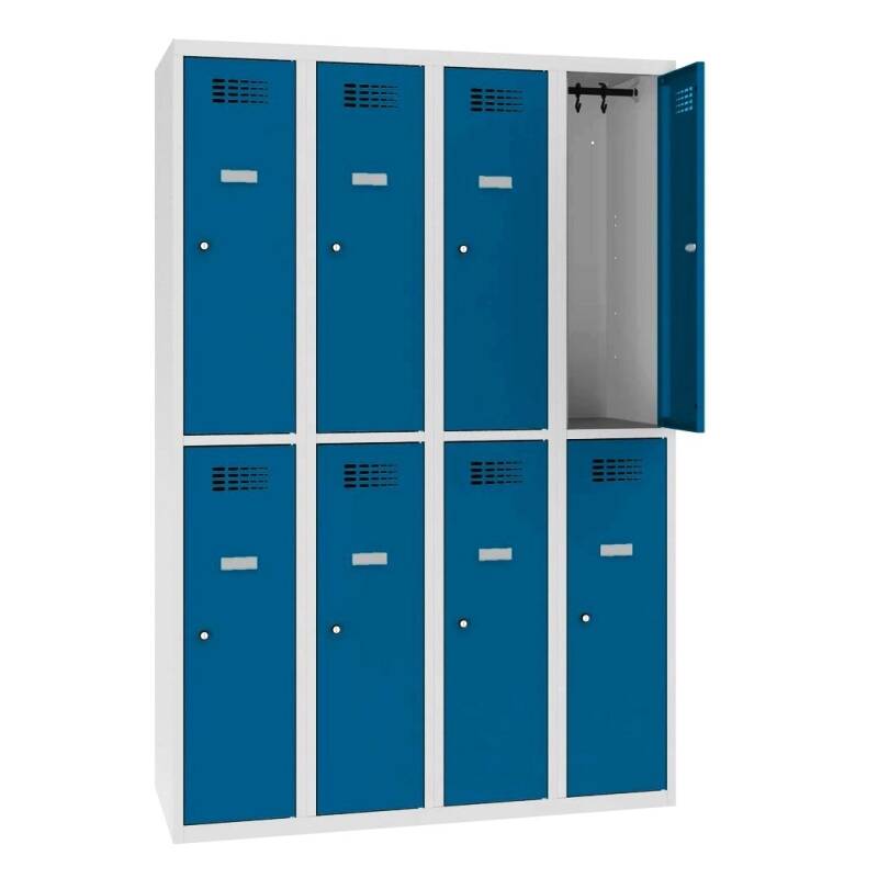 Keketa Schließfachschrank mit 15 Fächern Metallschrank Spind Umkleideschrank Lagerschrank
