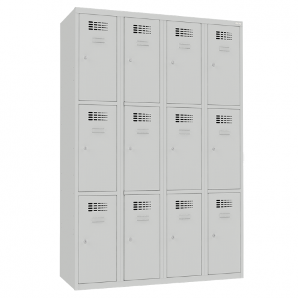 Schliessfachschrank, Fächerschrank, 12 Fächer, 1200 mm breit, Eco