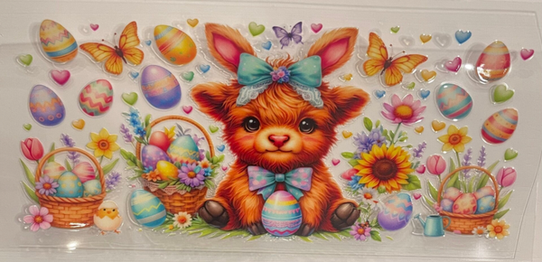 Baby Cow In Easter