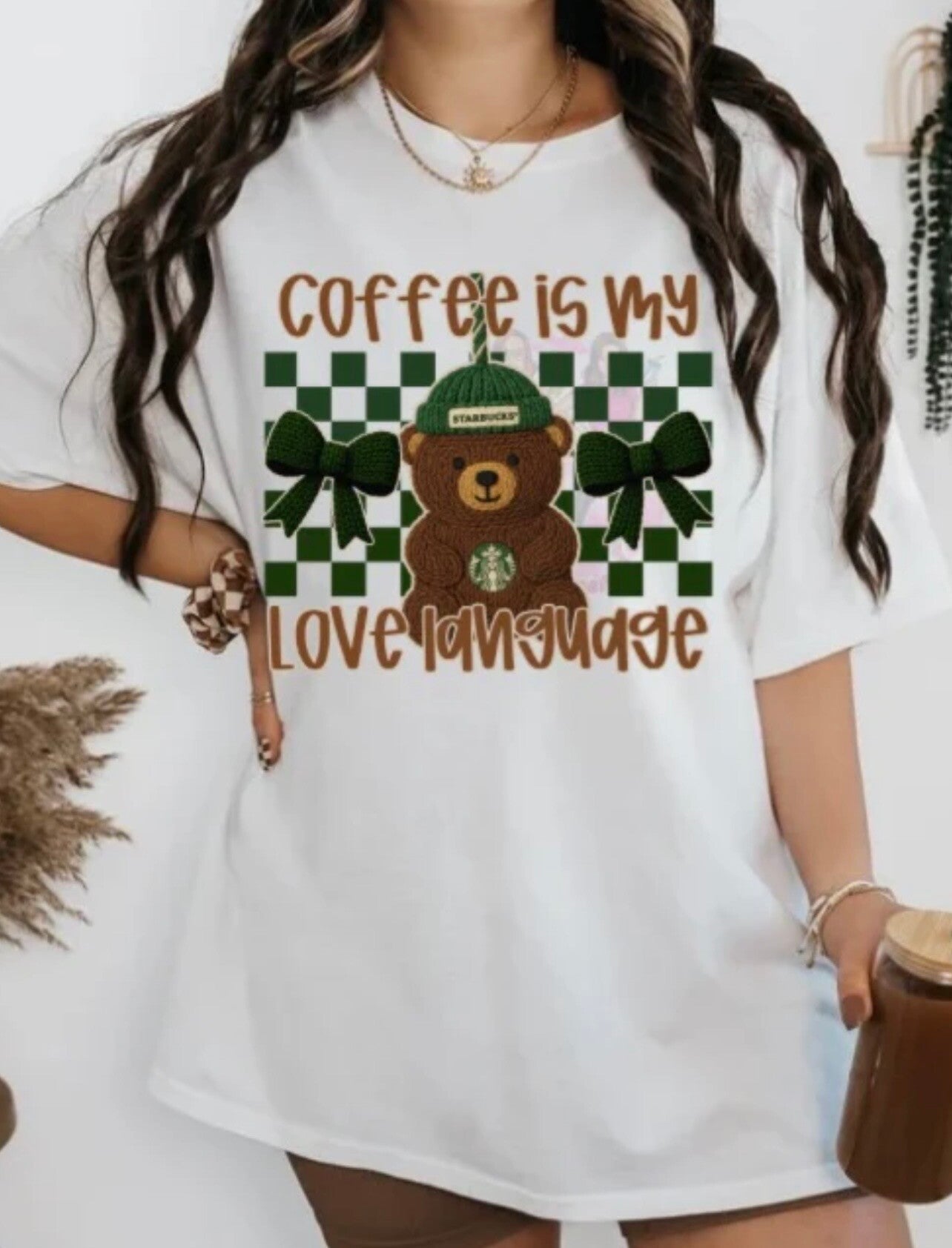 Coffee Is My Love Language Starbees Bear