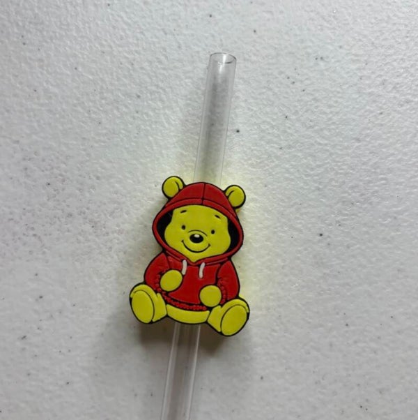 Honey Bear Straw Topper