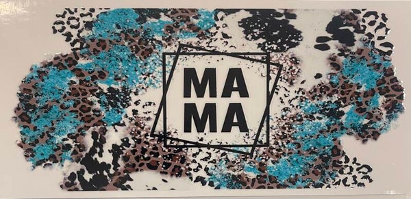 Mama In Teal Leopard