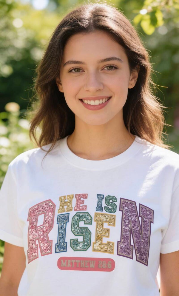 He Is Risen Sequin