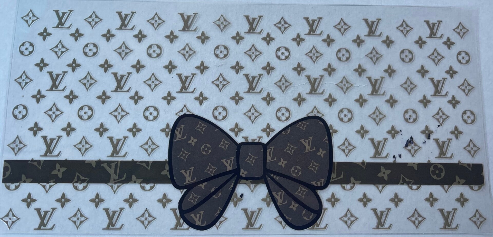 Brown LV Bow