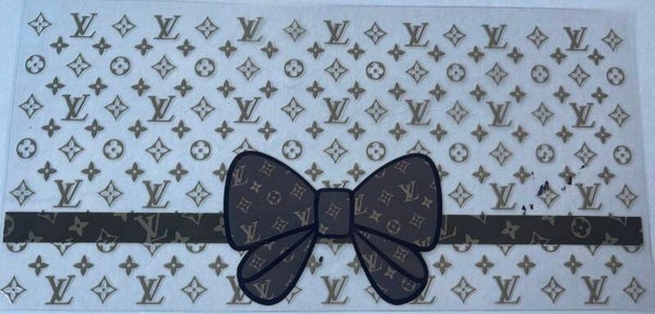 Brown LV Bow